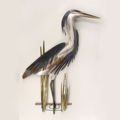 Blue Heron Outdoor Wall Sculptures Frontgate