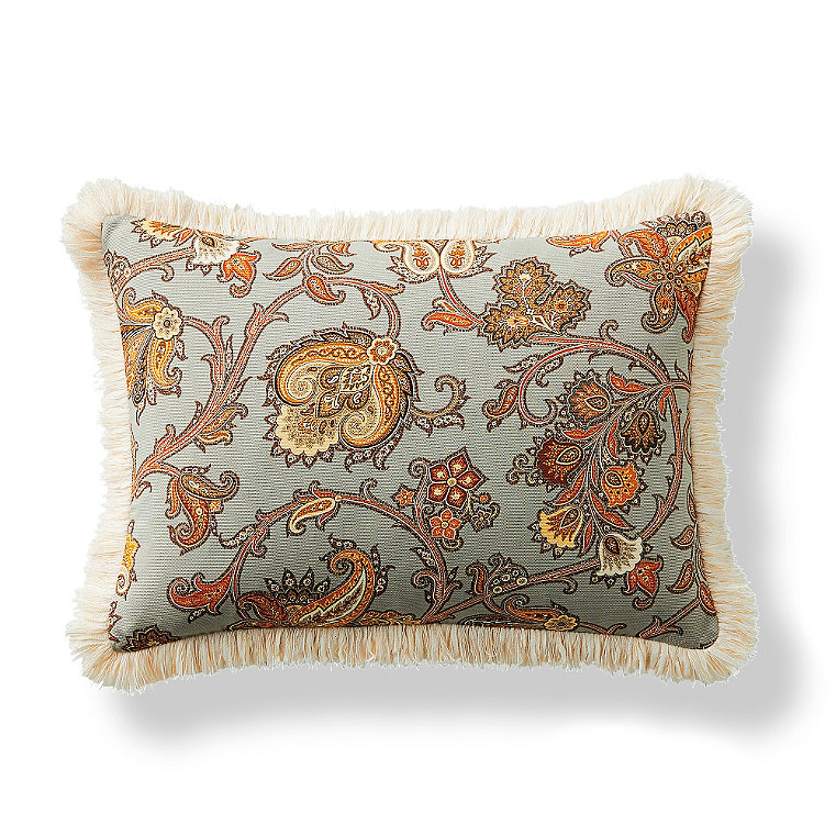 Fringe Zippered Decorative Pillow - Frontgate