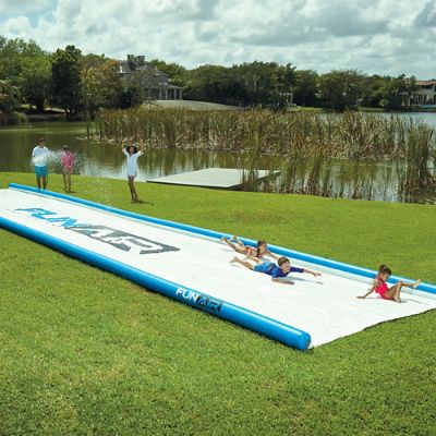 water filled slip and slide