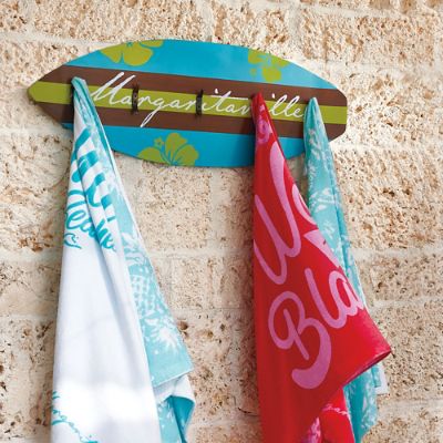 Margaritaville Surf Board Wall Hanger Frontgate
