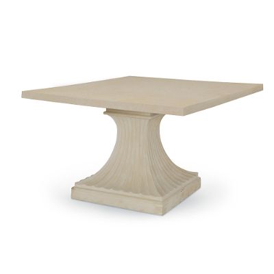 dining fluted pedestal square table andalusia century frontgate furniture screen