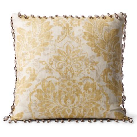 Capara Beaded Trim Decorative Pillow - Frontgate