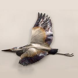 Blue Heron in Flight Wall Art