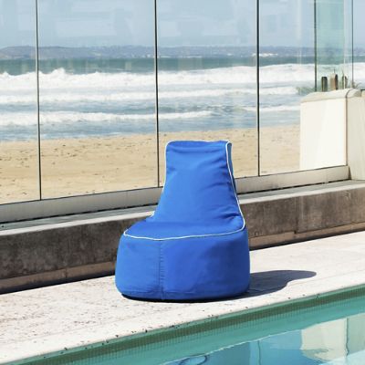 chair pool frontgate deluxe bean curved indoor bag kan koozie kool