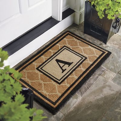 Champlain Monogrammed Coco Door Mat