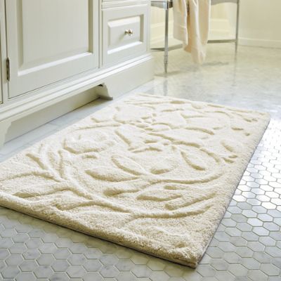 Charlotte Floral Bath Rug Frontgate