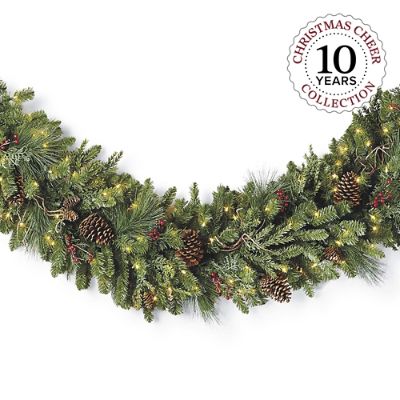 Deluxe Classic Cordless Garland Frontgate
