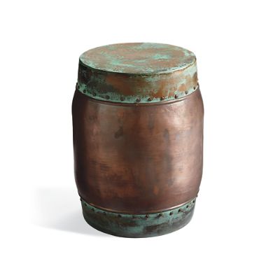 Copper Garden Stool Frontgate Copper Garden Stool Frontgate