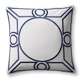 Amory Monogrammed Outdoor Pillow Cover