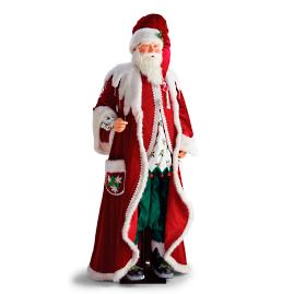 Snow Day Life-size Santa by Katherine's Collection