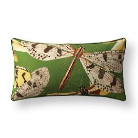 New York Botanical Garden Soaring Dragonfly Indoor/Outdoor Pillow