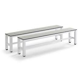 Esterno Outdoor Pool Table Benches, Set of Two