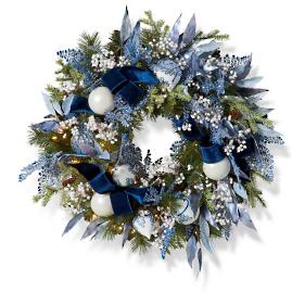 Noel Bleu Wreath