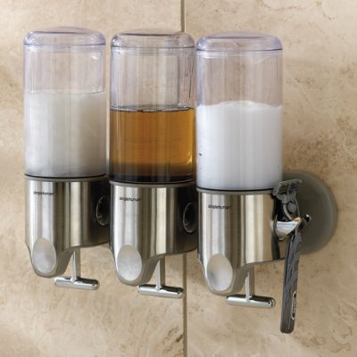 simplehuman® Twin Shower Dispenser Frontgate