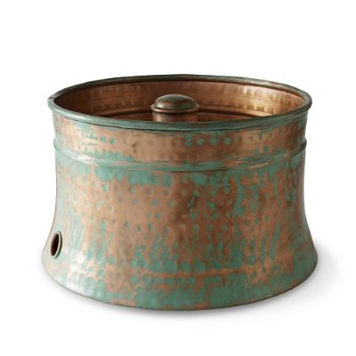 Patina Copper Hose Pot - Frontgate - Patina Copper Hose Pot
