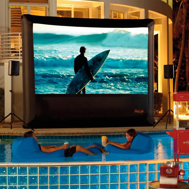 Outdoor Theater System with Playstation 3