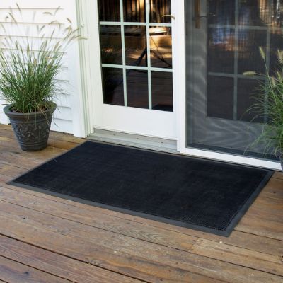 door mats outdoor mat frontgate personalized rubber brush doormat