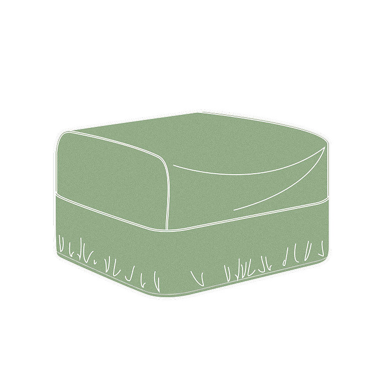 Outdoor Ottoman Cover