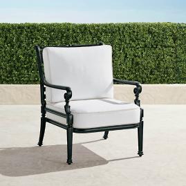 Carlisle Lounge Chair with Cushions in Onyx Finish