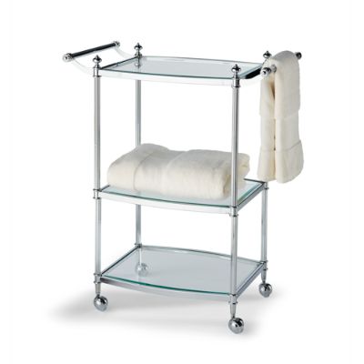 Belmont 3Tier Rolling Bath Cart Frontgate