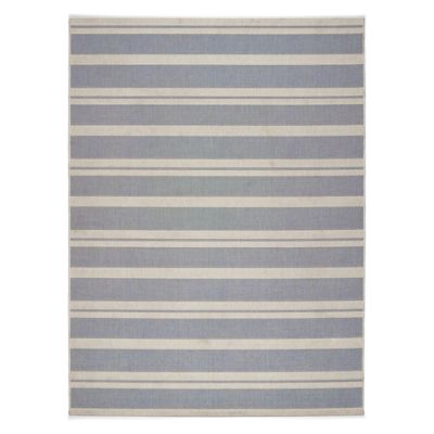 Hampton Stripe Outdoor Area Rug Frontgate