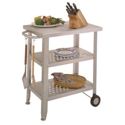 Stainless Steel Indoor or Outdoor Portable Prep Cart Frontgate