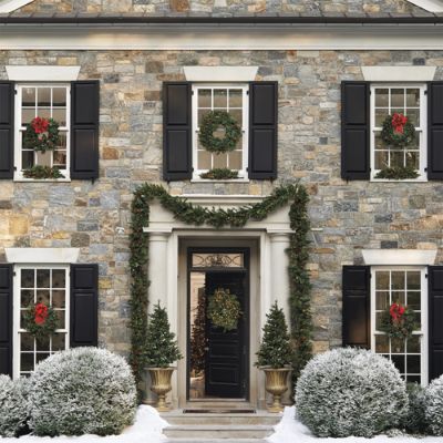 Outdoor Christmas Wreath For Windows 