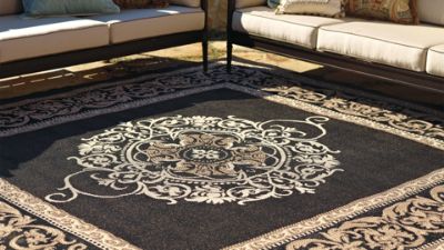 Medallion Outdoor Rug Frontgate