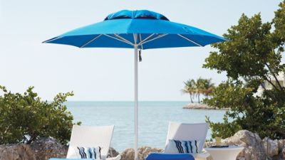 Octagonal Outdoor Contract Umbrella Frontgate