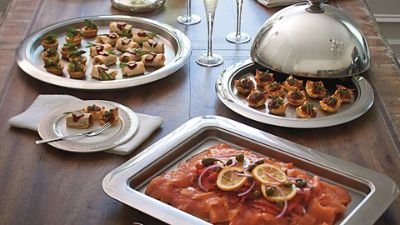 Stainless Steel Hot/Cold Serving Trays & Accessories Frontgate