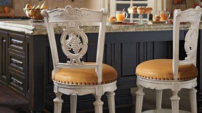 Provencal Grapes Swivel Bar and Counter Stools Frontgate