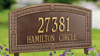Hamilton Address Plaques Frontgate