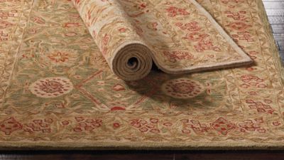 Anatolia Fields Sage Wool Area Rug Frontgate