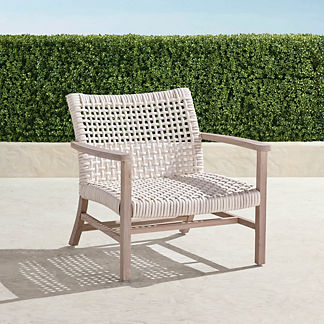 Isola Lounge Chair in Weathered Finish