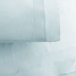 Resort Channeled Egyptian Cotton Sateen Pillowcases, Set of Two