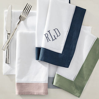 Classic Hemstitch Table Linens