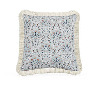 Pampelonne Fringed Indoor/Outdoor Pillow