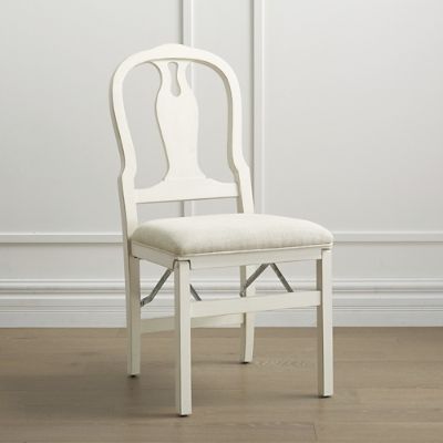 Modern Chippendale Folding Chairs, Set of Two