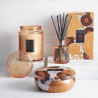 Voluspa Spiced Pumpkin Latte Candle and Diffuser Collection