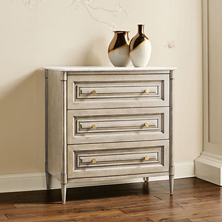 Hugo Marble Top 3-drawer Chest