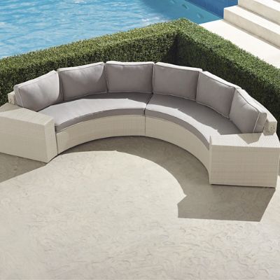 Pasadena II 4-pc. Sofa Set in Ivory Finish