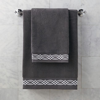 Diamond Trellis Bath Towels 