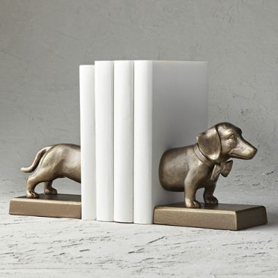 Dashing Dalton Dachshund Bookends