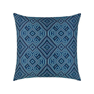 Midnight Tile Indoor/Outdoor Pillow by Elaine Smith