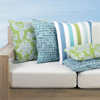 Boardwalk Indoor/Outdoor Pillow Collection by Elaine Smith