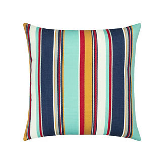 Sicily Stripe Indoor/Outdoor Pillow by Elaine Smith
