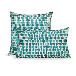 Thumbprint Indoor/Outdoor Pillow by Elaine Smith
