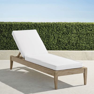 Surrey Hill Chaise in Weathered Teak