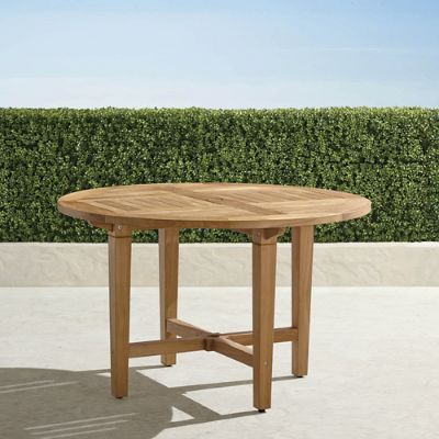 Teak table with on sale umbrella hole