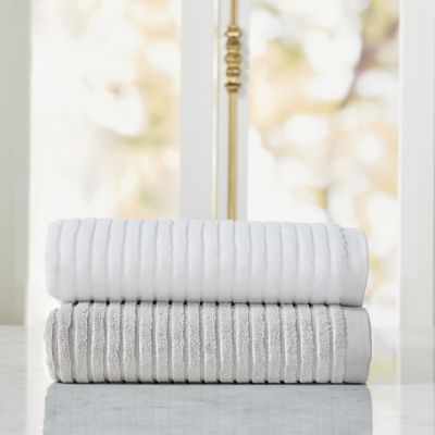 Ribbed Bath Towel 